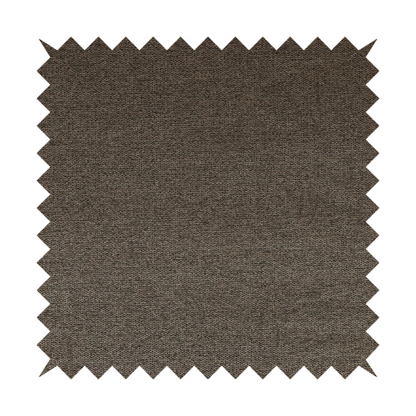 Bahamas Textured Chenille Upholstery Furnishing Fabric In Brown - Roman Blinds