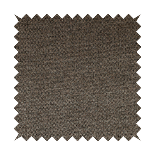 Bahamas Textured Chenille Upholstery Furnishing Fabric In Brown