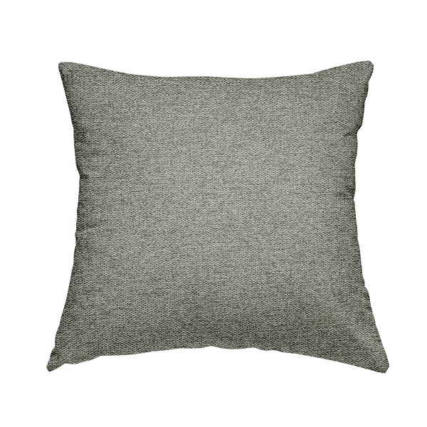 Bahamas Textured Chenille Upholstery Furnishing Fabric In Cloud Grey - Handmade Cushions