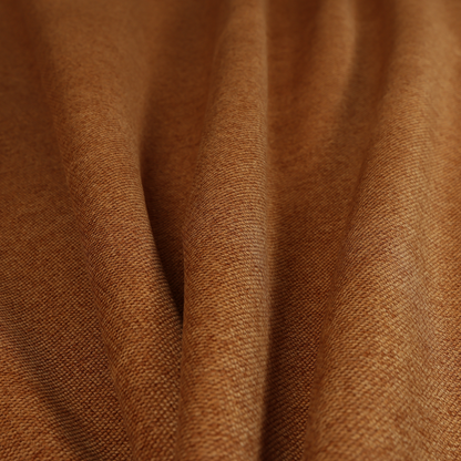 Bahamas Textured Chenille Upholstery Furnishing Fabric In Orange