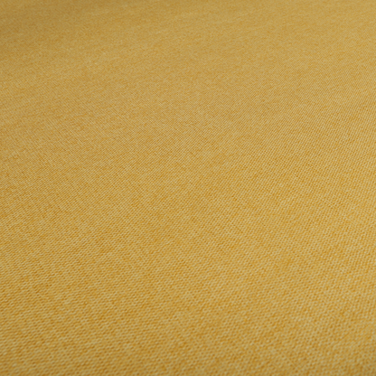 Bahamas Textured Chenille Upholstery Furnishing Fabric In Yellow - Roman Blinds