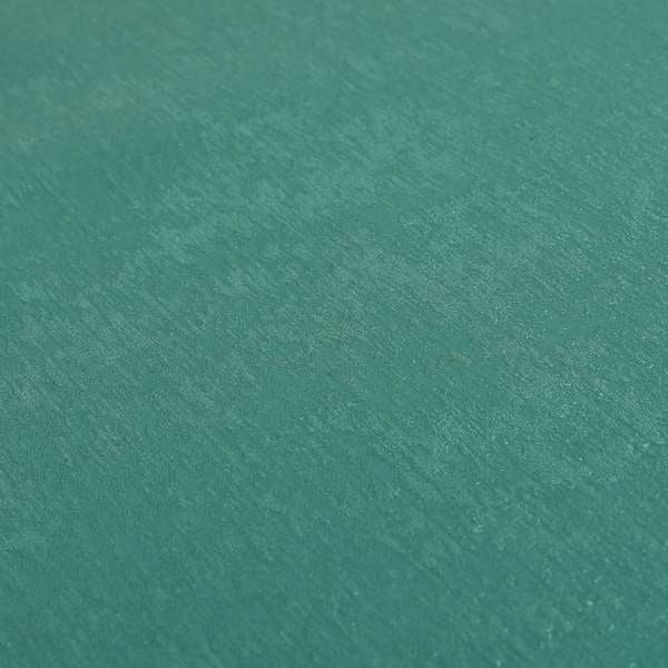 Bellevue Brushed Chenille Flat Weave Plain Upholstery Fabric In Blue