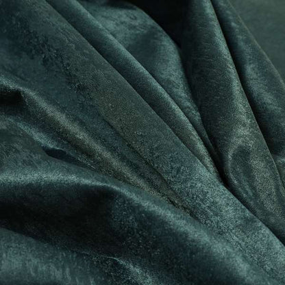 Bellevue Brushed Chenille Flat Weave Plain Upholstery Fabric In Midnight Blue - Made To Measure Curtains