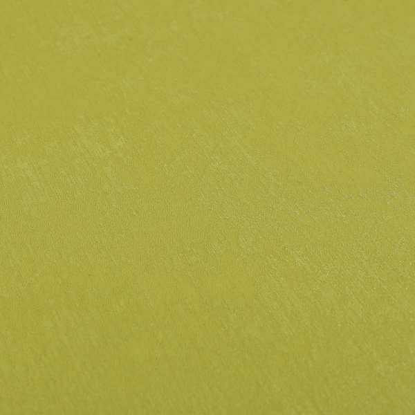 Bellevue Brushed Chenille Flat Weave Plain Upholstery Fabric In Yellow - Roman Blinds