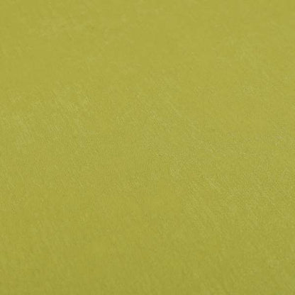 Bellevue Brushed Chenille Flat Weave Plain Upholstery Fabric In Yellow - Roman Blinds