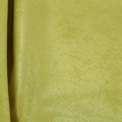 Bellevue Brushed Chenille Flat Weave Plain Upholstery Fabric In Yellow - Roman Blinds