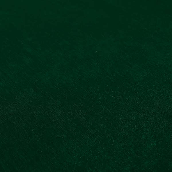 Bellevue Brushed Chenille Flat Weave Plain Upholstery Fabric In Dark Green - Roman Blinds