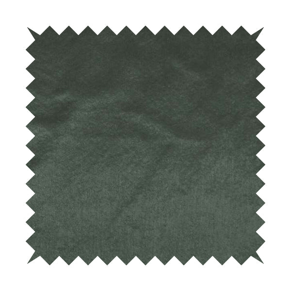 Bellevue Brushed Chenille Flat Weave Plain Upholstery Fabric In Grey - Handmade Cushions