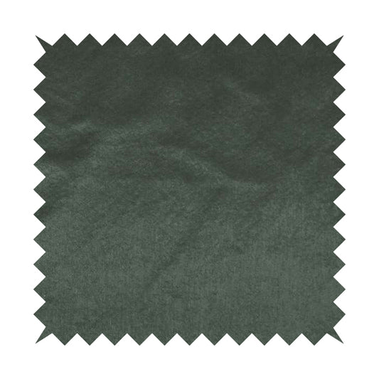 Bellevue Brushed Chenille Flat Weave Plain Upholstery Fabric In Grey