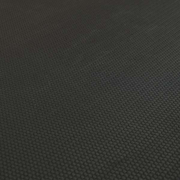 Bhopal Soft Textured Black Coloured Plain Velour Pile Upholstery Fabric - Roman Blinds
