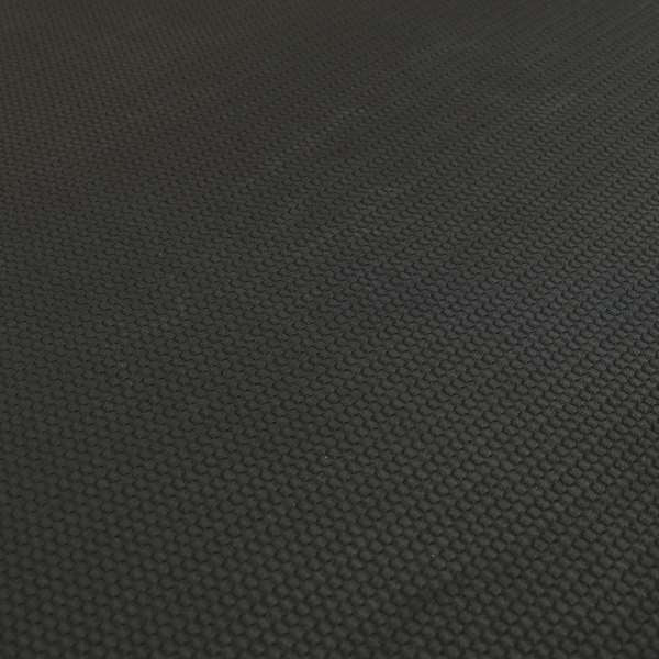 Bhopal Soft Textured Black Coloured Plain Velour Pile Upholstery Fabric - Made To Measure Curtains