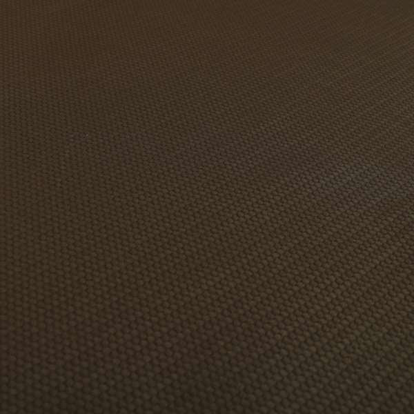 Bhopal Soft Textured Brown Coloured Plain Velour Pile Upholstery Fabric