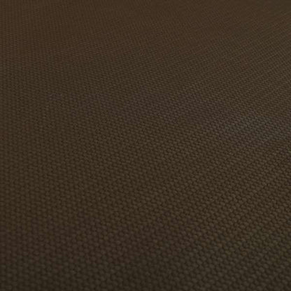 Bhopal Soft Textured Brown Coloured Plain Velour Pile Upholstery Fabric