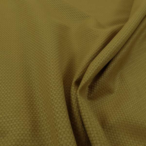 Bhopal Soft Textured Yellow Coloured Plain Velour Pile Upholstery Fabric