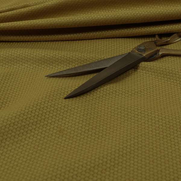 Bhopal Soft Textured Yellow Coloured Plain Velour Pile Upholstery Fabric - Roman Blinds