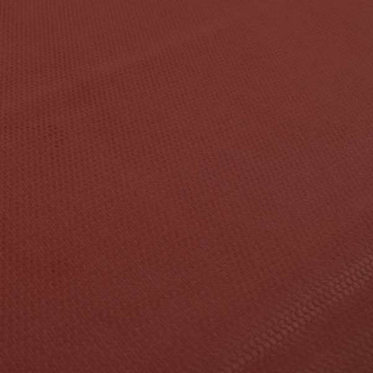 Bhopal Soft Textured Ruby Red Pink Coloured Plain Velour Pile Upholstery Fabric - Handmade Cushions