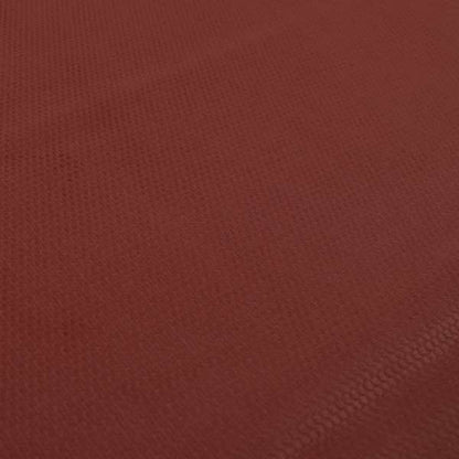 Bhopal Soft Textured Ruby Red Pink Coloured Plain Velour Pile Upholstery Fabric