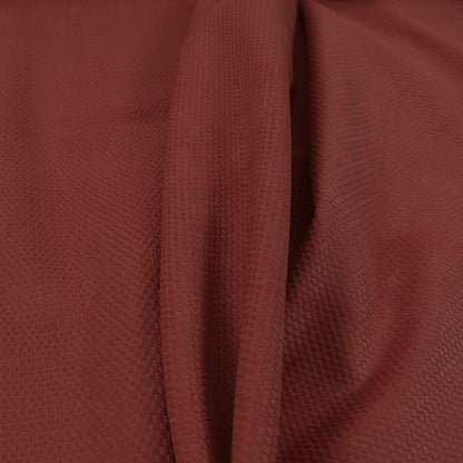 Bhopal Soft Textured Ruby Red Pink Coloured Plain Velour Pile Upholstery Fabric - Handmade Cushions