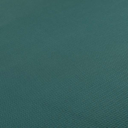 Bhopal Soft Textured Teal Coloured Plain Velour Pile Upholstery Fabric - Roman Blinds