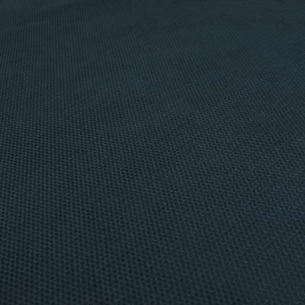 Bhopal Soft Textured Navy Blue Coloured Plain Velour Pile Upholstery Fabric - Roman Blinds