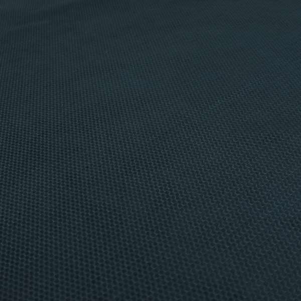 Bhopal Soft Textured Navy Blue Coloured Plain Velour Pile Upholstery Fabric - Made To Measure Curtains