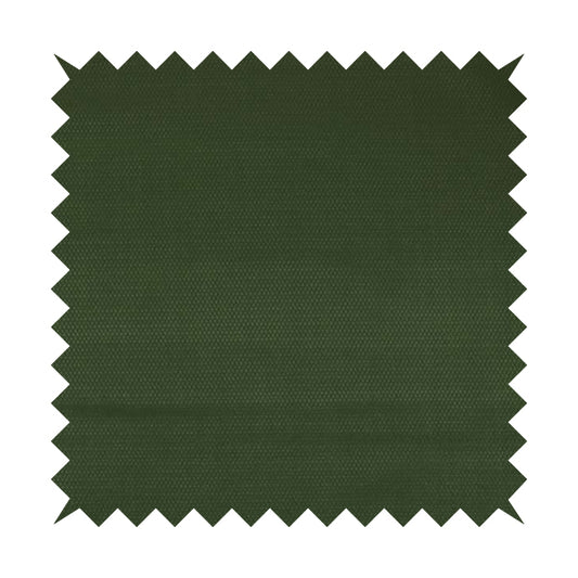 Bhopal Soft Textured Army Green Coloured Plain Velour Pile Upholstery Fabric