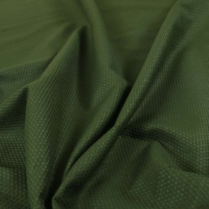 Bhopal Soft Textured Army Green Coloured Plain Velour Pile Upholstery Fabric - Roman Blinds