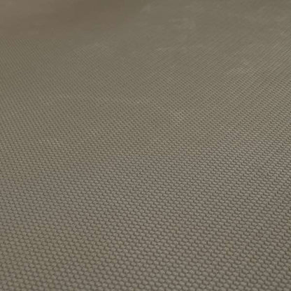 Bhopal Soft Textured Silver Coloured Plain Velour Pile Upholstery Fabric