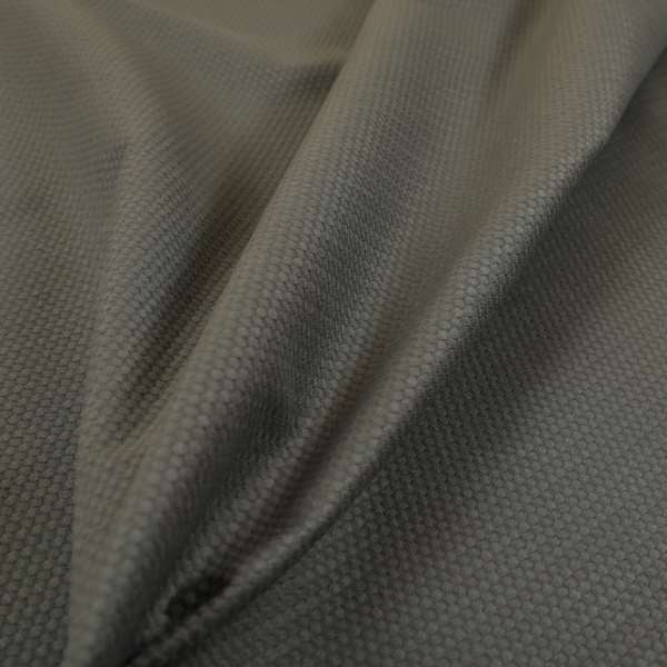 Bhopal Soft Textured Grey Coloured Plain Velour Pile Upholstery Fabric - Roman Blinds