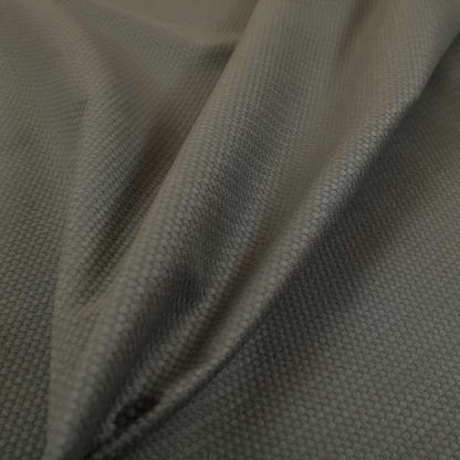 Bhopal Soft Textured Grey Coloured Plain Velour Pile Upholstery Fabric - Handmade Cushions