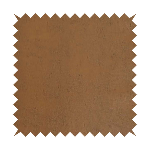 Faux Leather Bicast Tan Colour Heritage Aged Effect Look Upholstery Fabric