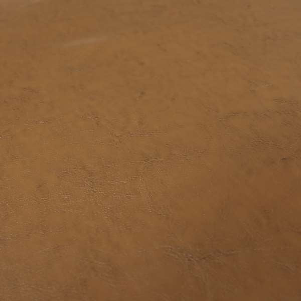 Faux Leather Bicast Tan Colour Heritage Aged Effect Look Upholstery Fabric