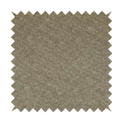 Boho Quilted Effect Soft Textured Chenille Upholstery Fabric Brown Colour