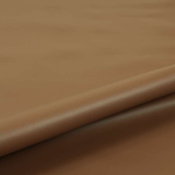 Bologna Eco Leather Bonded Smooth Matt Skin Finish Almond Brown Colour Upholstery Material