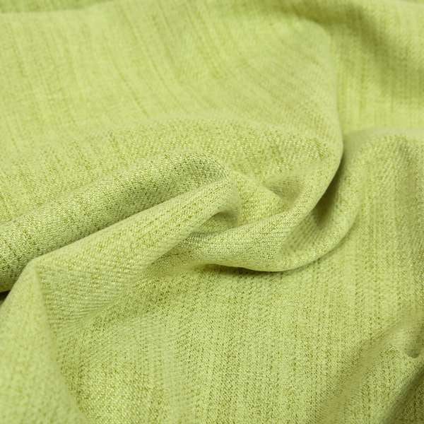 Bombay Soft Fine Faux Wool Effect Chenille Upholstery Furnishings Fabric Green Grass Colour