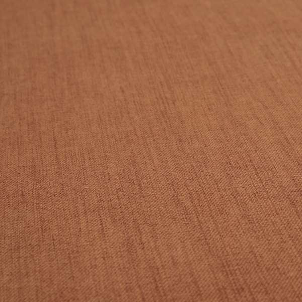 Bombay Soft Fine Faux Wool Effect Chenille Upholstery Furnishings Fabric Orange Colour