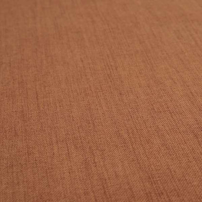 Bombay Soft Fine Faux Wool Effect Chenille Upholstery Furnishings Fabric Orange Colour