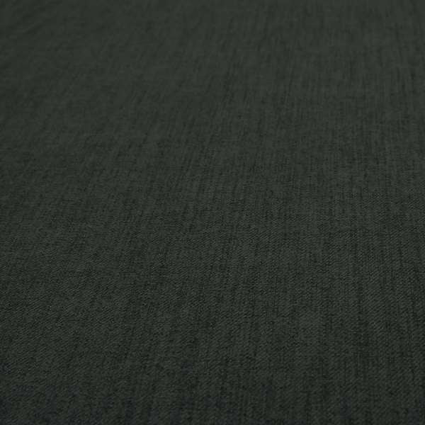 Bombay Soft Fine Faux Wool Effect Chenille Upholstery Furnishings Fabric Charcoal Grey Colour