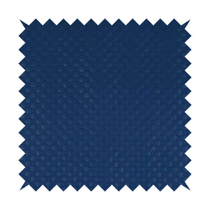 Bourbon Quilted Textured Blue Colour Faux Leather Upholstery Fabric