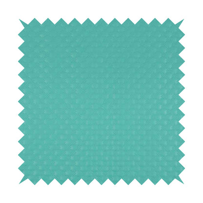 Bourbon Quilted Textured Teal Colour Faux Leather Upholstery Fabric