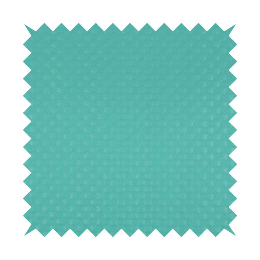 Bourbon Quilted Textured Teal Colour Faux Leather Upholstery Fabric