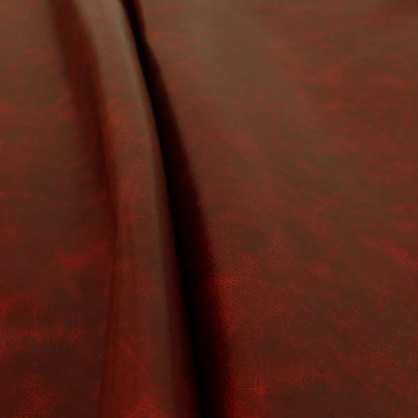 Cambridge Distressed Finish Bonded Eco Leather In Red Colour