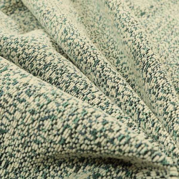 Comfy Chenille Textured Buzz Semi Plain Pattern Upholstery Fabric In Blue - Roman Blinds