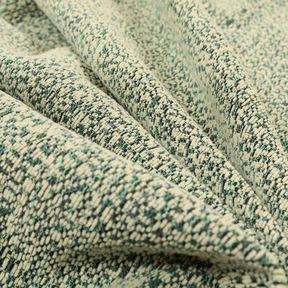 Comfy Chenille Textured Buzz Semi Plain Pattern Upholstery Fabric In Blue - Made To Measure Curtains