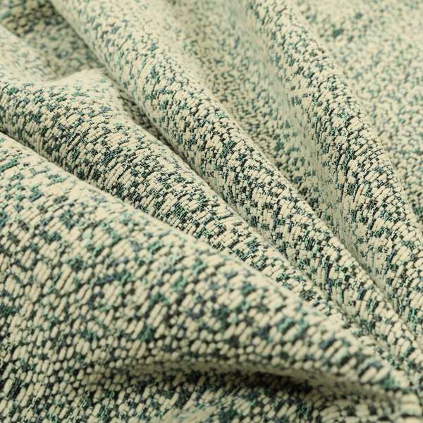 Comfy Chenille Textured Buzz Semi Plain Pattern Upholstery Fabric In Blue