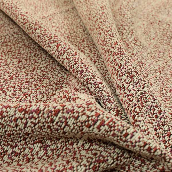 Comfy Chenille Textured Buzz Semi Plain Pattern Upholstery Fabric In Pink - Roman Blinds