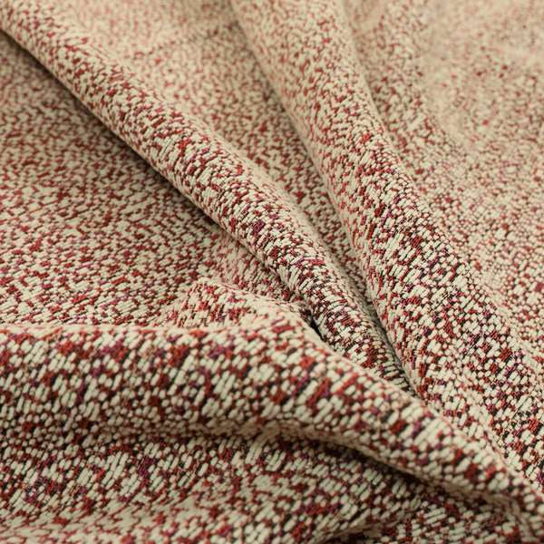 Comfy Chenille Textured Buzz Semi Plain Pattern Upholstery Fabric In Pink - Handmade Cushions