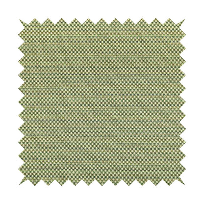 Comfy Chenille Textured Brick Semi Plain Pattern Upholstery Fabric In Green - Roman Blinds