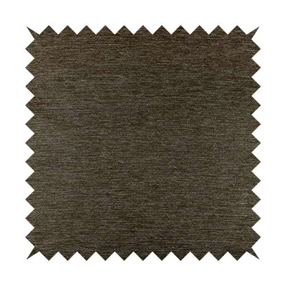 Metropolitan Collection Plain Chenille Smooth Textured Brown Colour Upholstery Fabric CTR-102 - Roman Blinds