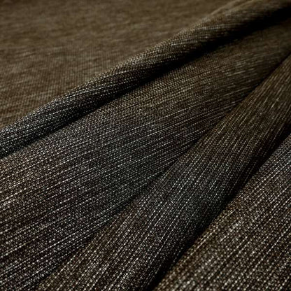 Metropolitan Collection Plain Chenille Smooth Textured Brown Colour Upholstery Fabric CTR-102 - Made To Measure Curtains